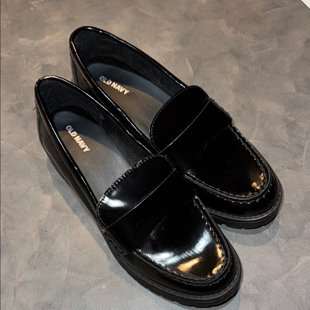 Old Navy Black Loafers
